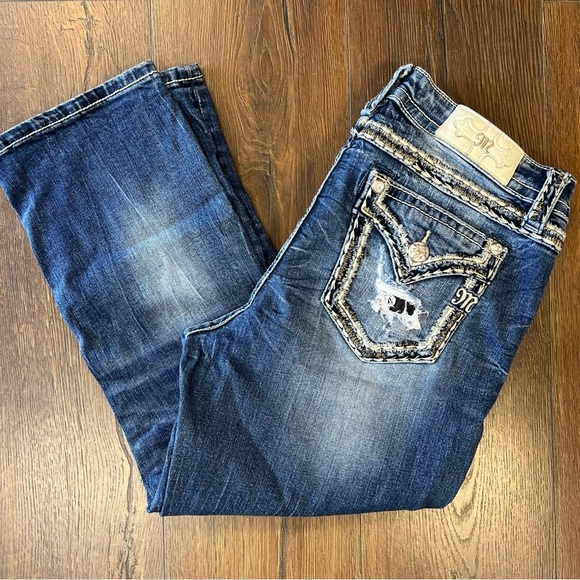 Miss me, midrise easy crop jean SZ 30/10 - Picture 1 of 7